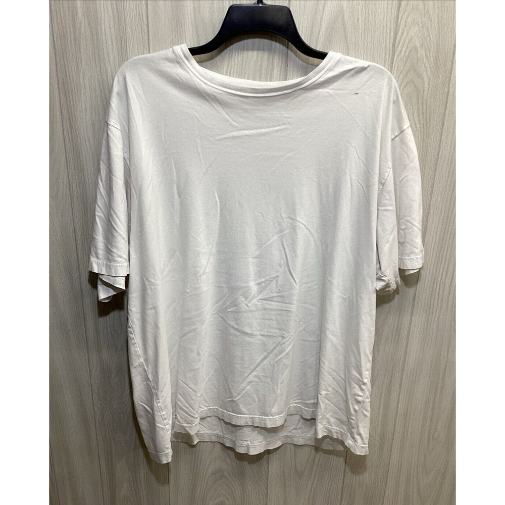 FALLS CREEK Women's (Size XXL) Short Sleeve Round Neck T-Shirt Cotton‎ White 17C